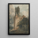 Una torre de castillo - John Sell Cotman — cuadro enmarcado en la pared