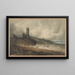 Château d'Aberystwyth - John Sell Cotman — framed artwork on a wall