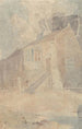 an old building with a bay window converted into a barn - John Sell Cotman — artwork view
