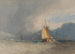 Bateaux au large, tempête approchant - John Sell Cotman — artwork view