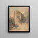 Priory of Castle Acre Norfolk - John Sell Cotman — framed artwork on a wall