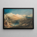 Mountainous landscape painting in northern Wales - John Sell Cotman — framed artwork on a wall