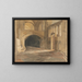 Entrada de la capilla de Jesús, catedral de Norwich - John Sell Cotman — cuadro enmarcado en la pared