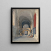 Norwich Cathedral, interior of the north aisle of the choir, view towards the east - John Sell Cotman — framed artwork on a wall
