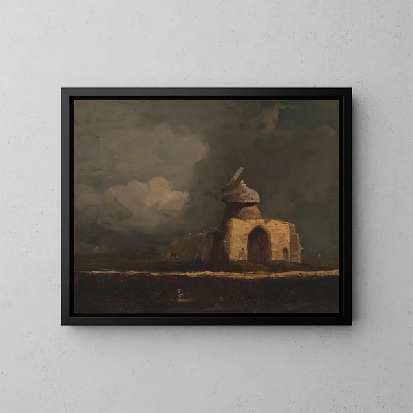 Abadía de Saint-Bénet - John Sell Cotman — cuadro enmarcado en la pared