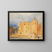 The Abbey House of Saint-Ouen Abbey in Rouen - John Sell Cotman — framed artwork on a wall