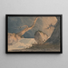 Cascade dans un paysage désolé - John Sell Cotman — framed artwork on a wall