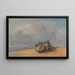 Beaches of Yarmouth, Norfolk - John Sell Cotman — framed artwork on a wall
