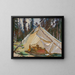 A Tent in the Rockies - John Singer Sargent — framed artwork on a wall