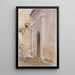 puerta arqueada - John Singer Sargent — cuadro enmarcado en la pared