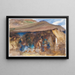 Tente beduina - John Singer Sargent — cuadro enmarcado en la pared