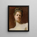 Modelo rubia - John Singer Sargent — cuadro enmarcado en la pared