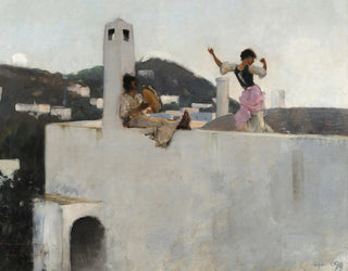 John Singer Sargent - Capri Girl on a Rooftop.webp