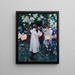 Clavel Lirio Rosa - John Singer Sargent — cuadro enmarcado en la pared