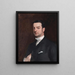 Cornelius Vanderbilt II - John Singer Sargent — cuadro enmarcado en la pared