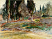 Cypress at Lake Garda in San Vigilio - John Singer Sargent — artwork view