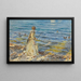 Girl fishing - John Singer Sargent — framed artwork on a wall