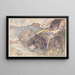 Glacier Painting - John Singer Sargent — framed artwork on a wall