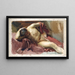 Modelo italiano - John Singer Sargent — cuadro enmarcado en la pared