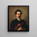 Johannes Wolff 1861-1931 Dutch violinist - John Singer Sargent — framed artwork on a wall