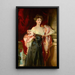 Lady Helen Vincent vicomtesse d'Abernon - John Singer Sargent — cuadro enmarcado en la pared