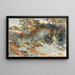 Paisaje con palmeras - John Singer Sargent — cuadro enmarcado en la pared