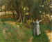 Paisaje con mujeres en primer plano - John Singer Sargent — vista de la obra