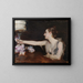 Madame Gautreau portant un toast - John Singer Sargent — cuadro enmarcado en la pared