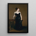 Madame X Madame Pierre Gautreau - John Singer Sargent — framed artwork on a wall