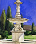 Marble Fountain Painting in Italy - John Singer Sargent — artwork view