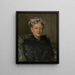 Mary Eliza Mead - John Singer Sargent — cuadro enmarcado en la pared