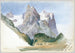 The Matterhorn from the Zmutt Glacier, Zermatt - John Singer Sargent — artwork view