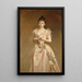 Mlle Grace Woodhouse - John Singer Sargent — cuadro enmarcado en la pared