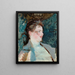 Mademoiselle Violet Sargent - John Singer Sargent — cuadro enmarcado en la pared