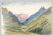 Mountain View Painting in Bormio - John Singer Sargent — artwork view