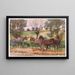 Mules - John Singer Sargent — cuadro enmarcado en la pared