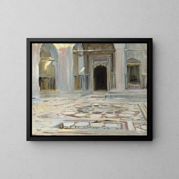 Cairo Pavement - John Singer Sargent — framed artwork on a wall