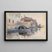 Ponte Panada Fondamenta Nuove Venise - John Singer Sargent — cuadro enmarcado en la pared