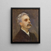 Retrato de Gabriel Fauré - John Singer Sargent — cuadro enmarcado en la pared