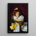 Retrato de Charlotte Cram - John Singer Sargent — cuadro enmarcado en la pared