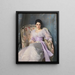 retrato de Lady Agnew de Lochnaw 1865-1932 - John Singer Sargent — cuadro enmarcado en la pared