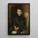 Retrato de Lancelot Allen - John Singer Sargent — cuadro enmarcado en la pared
