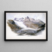 Glacier du Rhône - John Singer Sargent — framed artwork on a wall