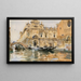 Río dei Mendicanti, Venecia - John Singer Sargent — cuadro enmarcado en la pared