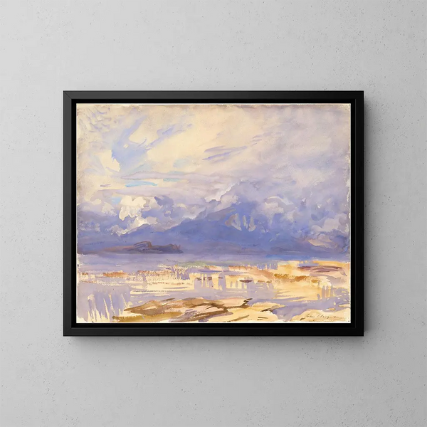 Sirmione - John Singer Sargent — framed artwork on a wall
