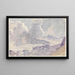 Cielo y montañas - John Singer Sargent — cuadro enmarcado en la pared