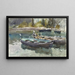 Pequeños barcos - John Singer Sargent — cuadro enmarcado en la pared