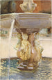 Spanish Fountain Painting - John Singer Sargent — artwork view
