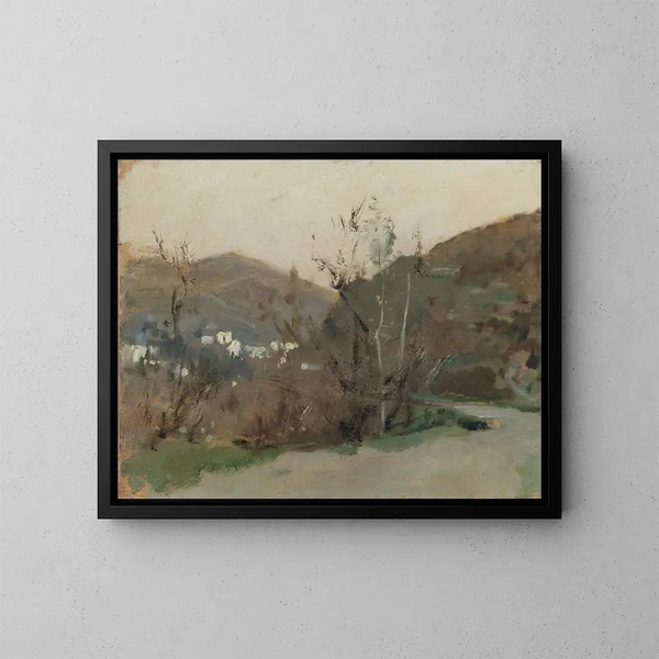 Landscape Painting Spanish - John Singer Sargent — framed artwork on a wall