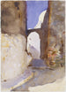 Rue à Tanger - John Singer Sargent — vista de la obra